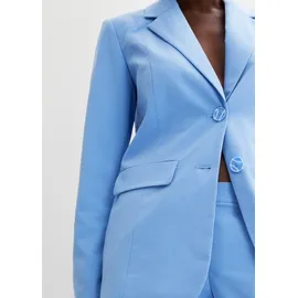 bonprix Hosenanzug blau, Gr.38, klassischer Hosenanzug mit Viskose-Anteil