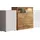 Home Affaire Sideboard URBAN III 150 x 80,7 x 39 cm Weiß / Eiche Wotan