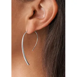 Fossil Ohrringe aus Edelstahl oder Halbedelstein mit Ohrhaken oder Drahtverschluss, Silber