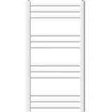 luxebath Badheizkörper 500x800 mm Weiß Heizkörper Gebogen Seitenanschluss