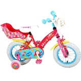 TPFSports Peppa Pig Kinderfahrrad - Mädchen 12 Zoll - 2 Handbremsen - Pink