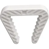 Danto® Fensterklammer, Fensterstopper für Rahmenstärke 3,0 bis 5,0 cm, weiß