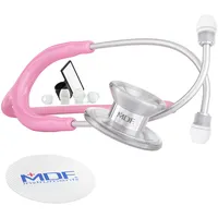 MDF Instruments MD One Epoch Leichtes Titan-Stethoskop, für Erwachsene,mit kostenlose Ersatzteilegarantie- rosa (MDF777T01)