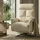 MCW Relaxsessel MCW-L10 Voll-Leder 80 x 100 x 80 cm Creme-Weiß elektrisch drehbar