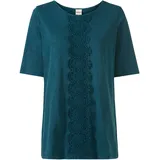 Baumwoll-Shirt, petrol, 40/42