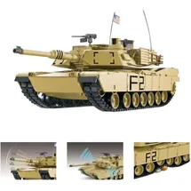 ES-Toys RC-Panzer M1A2 Abrams 1:16 CH RTR beige (V 7.0)