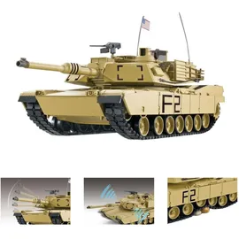 ES-Toys RC-Panzer M1A2 Abrams 1:16 CH RTR beige (V 7.0)