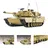 ES-Toys RC-Panzer M1A2 Abrams 1:16 CH RTR beige (V 7.0)