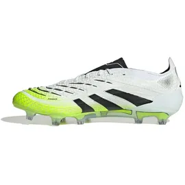 adidas Predator Elite FG Herren Ftwr White/Core Black/Lucid Lemon 45 1/3