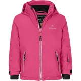 Bergson Regenjacke FRODO Kinder Skijacke, perfekt für kleine Wintersportler!, Normalgrößen, pi rosa 98