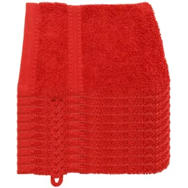 Julie Julsen Waschhandschuh 15 x 21 cm rot