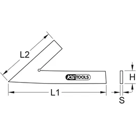 KS Tools Spitzwinkel 300.0224 0,11 m