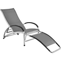TecTake GmbH Sonnenliege Avignon, 2in1 Funktion, verstellbare Rückenlehne