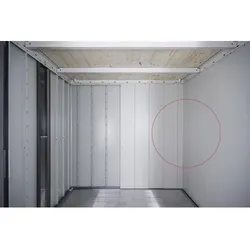 BIOHORT Gerätehaus-Innenwand »Neo«, Gr. 1B, BxH: 27,9 x 54,3 cm, Doppeltür - grau