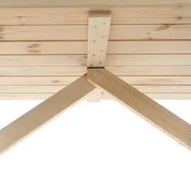 MCW Catania Gartentisch 148 x 70 x 76 cm braun