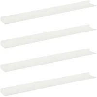 vidaXL Wandregal 80 x 9 x 2,5 cm Weiß
