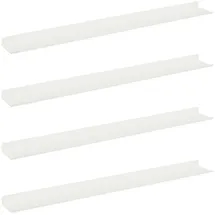 vidaXL Wandregal 80 x 9 x 2,5 cm Weiß