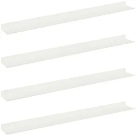 vidaXL Wandregal 80 x 9 x 2,5 cm Weiß