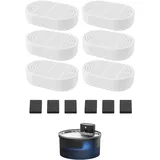 Leisure Life® | Katzenbrunnen mit Edelstahlbecken | 3.2 L Trinkbrunnen für Katzen | BPA-frei (6 Ersatzfilter)