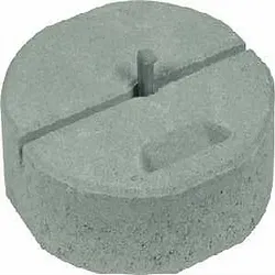 1St. Dehn 102010 Betonsockel C45/55 17kg m. Keiltechnik D 337mm H 90mm f. Fangst...