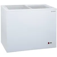 GastroHero Gefriertruhe ECO 200 mit Glasschiebedeckel – robuste Bauweise, leiser Betrieb & energieeffizient