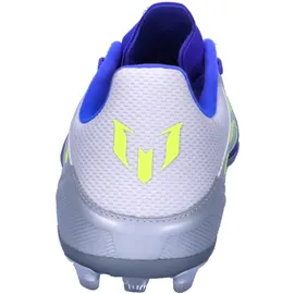adidas F50 League Messi AG Herren Silver Met/Solar Yellow/Lucid Blue 43 1/3