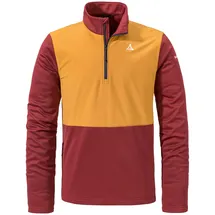 Schöffel Herren Jersey Style Salza MNS, schnelltrocknendes Radtrikot mit Rückentasche, wärmendes MTB Jersey, Funktionsshirt mit integriertem Brillentuch, Masala, 50