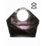 Marrakesch Orient & Mediterran Interior Loubna Shopper Leather Dunkelbraun