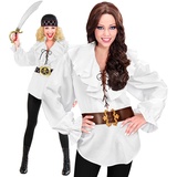 WIDMANN - Kostüm Piratin / Renaissance, Bluse, Captain, Faschingskostüme, Karneval