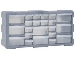 Multi-Schubladen-Organizer 3 | vidaXL : Farbe - Grau