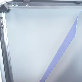 DIN A1 / A1 PLUS (594 mm x 841 mm) / (613 mm x 862 mm) Ersatzfolie Schutzfolie Folie für Kundenstopper Plakatrahmen (1 x A1 594mm x 841mm)