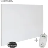 VIESTA H500 Infrarotheizung Weiß, 500W, ohne Rahmen + TH10 Thermostat