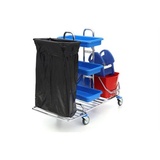 WISCH-STAR.de Fachhandel für Reinigungsbedarf Wisch-Star® Serie 106 Reinigungswagen Putzwagen Gerätewagen 120 Liter