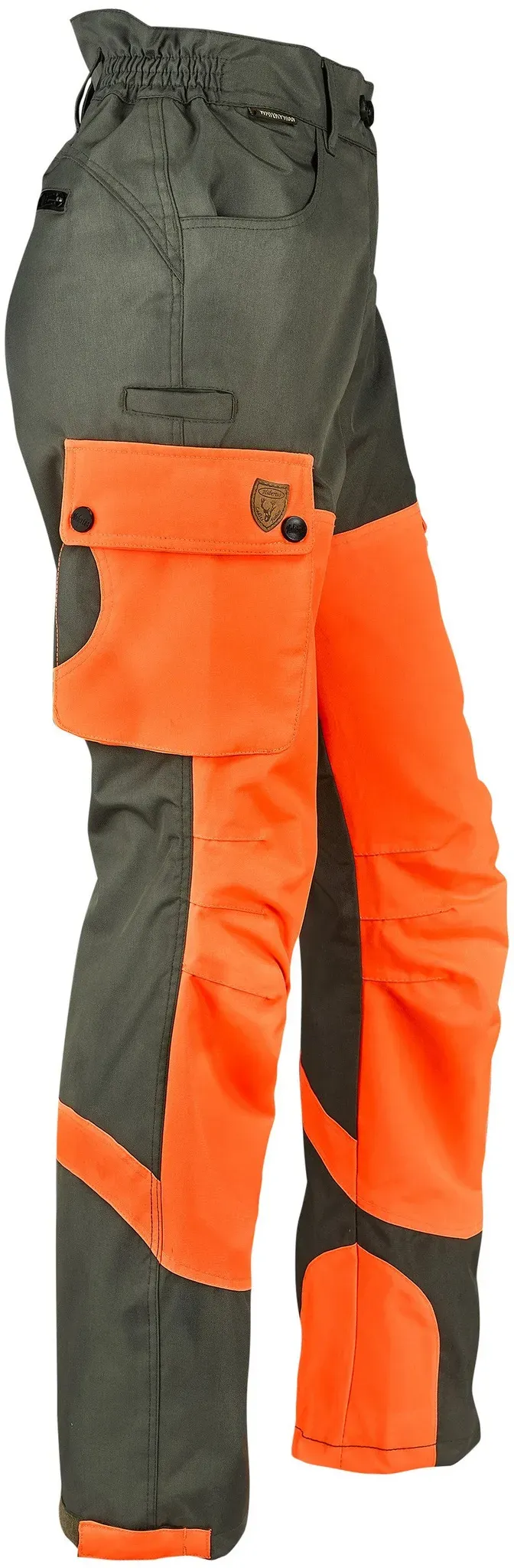 Hubertus Damen-Hundeführerhose Dog Keeper, oliv-orange, 38