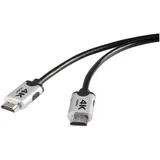 SpeaKa Professional HDMI Anschlusskabel HDMI-A Stecker HDMI-A Stecker 300 m Schwarz