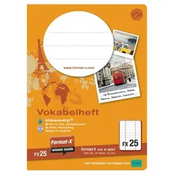 Ursus Format-X - Vokabelheft - A5 - 40 Blatt - Lineatur