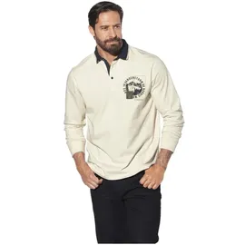 Jan Vanderstorm Langarm-Poloshirt OLSLAND wollweiß- 52/54