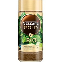 Nescafe Kaffee Gold Bio, löslicher Kaffee, im Glas, 100g