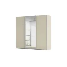 meinSchrank Schwebetürenschrank Regina 242 x 223 x 68 cm Beige