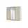 meinSchrank Schwebetürenschrank Regina 242 x 223 x 68 cm Beige