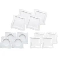 Villeroy & Boch NewWave Kombiservice 12-tlg. weiß