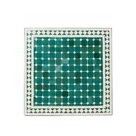 Marrakesch Orient & Mediterran Interior Mosaiktisch Ø 70 x 75 cm Grün/Beige