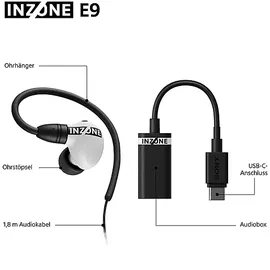 Sony INZONE E9, In-ear Kopfhörer Weiß