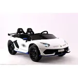 ES-Toys Lamborghini Aventador SVJ Xago Elektro-Kinderauto weiß (12 V)