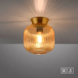 Schöner Wohnen Nami 1 E27 Aluminium, Metall, Stahl gold