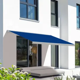 Eclipse Kassettenmarkise 200 x 150 cm grau-weiß