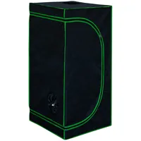 Kingpower Grow Zelt für Pflanzen Zuchtzelt Gewächshaus Box Garten Anzucht Gemüse Kräuter Grow Schrank Indoor 40 x 40 x 120 cm Blumen klein Tomaten Hydro Green