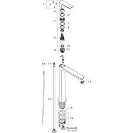 Hansgrohe Rebris E Einhandmischer Chrom