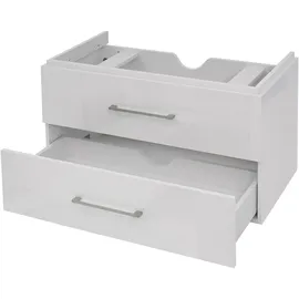 Mendler Waschbeckenunterschrank 90 cm 54 x 89 x 46 cm Weiß