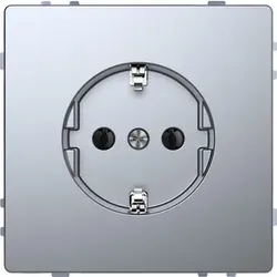 MertenSCHUKO-Steckdose,System Design, Edelstahl (lackiert)
